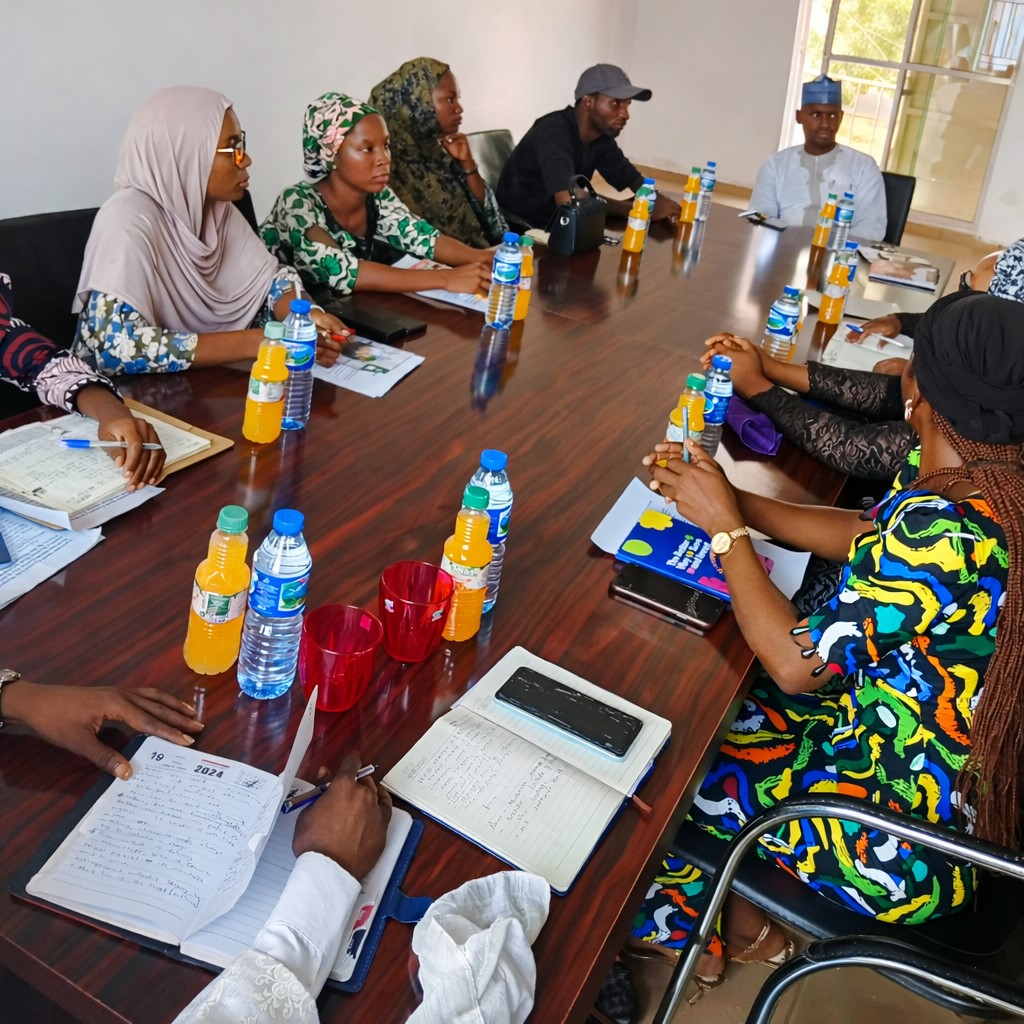 TIJCEF team members and partners during a programme learning meeting